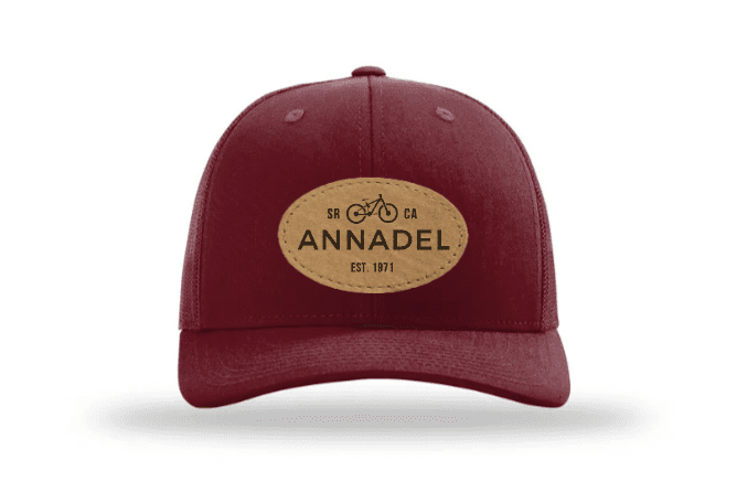 Annadel Mountain Men's Biking Hat in Brick Red