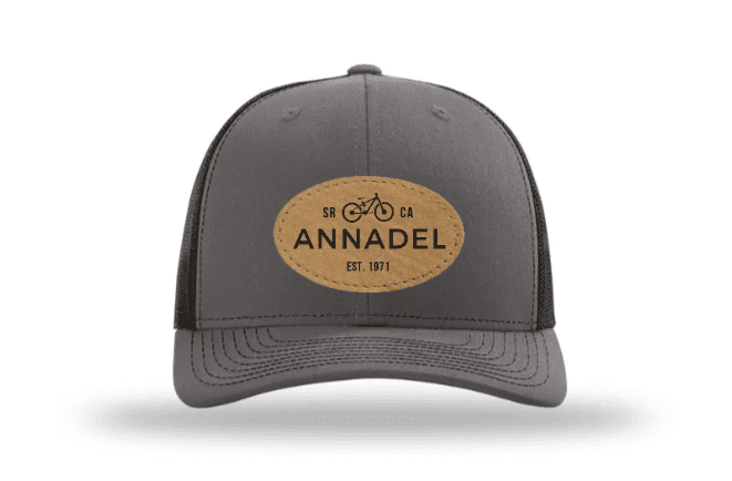 Annadel Mountain Biking Hat in Charcoal Gray