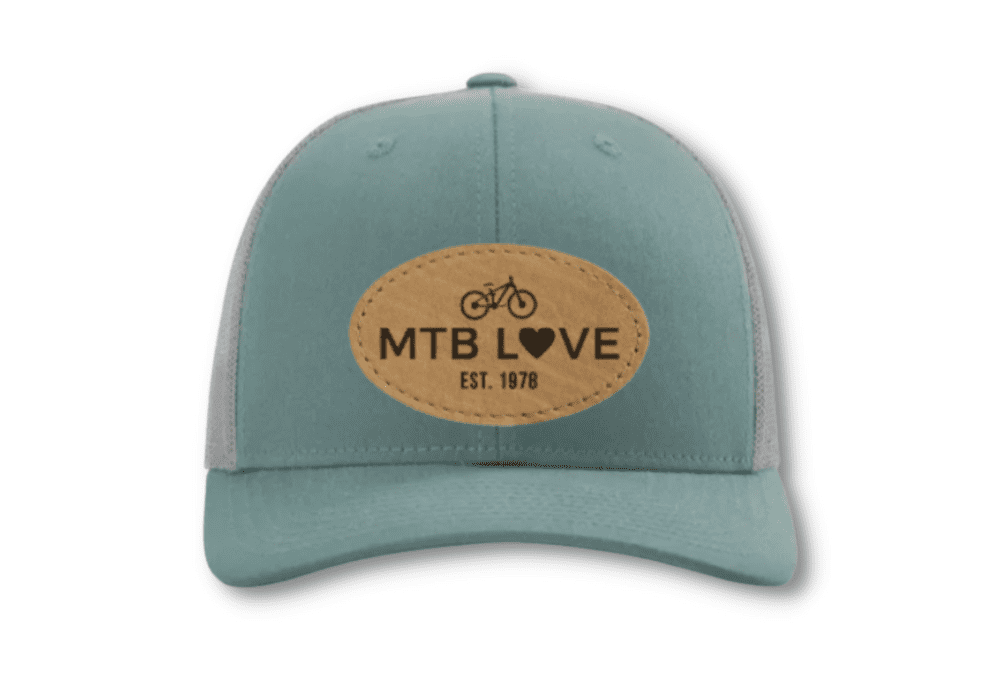 Mountain Biking Hats MTB Love Hat in Aqua Smoke