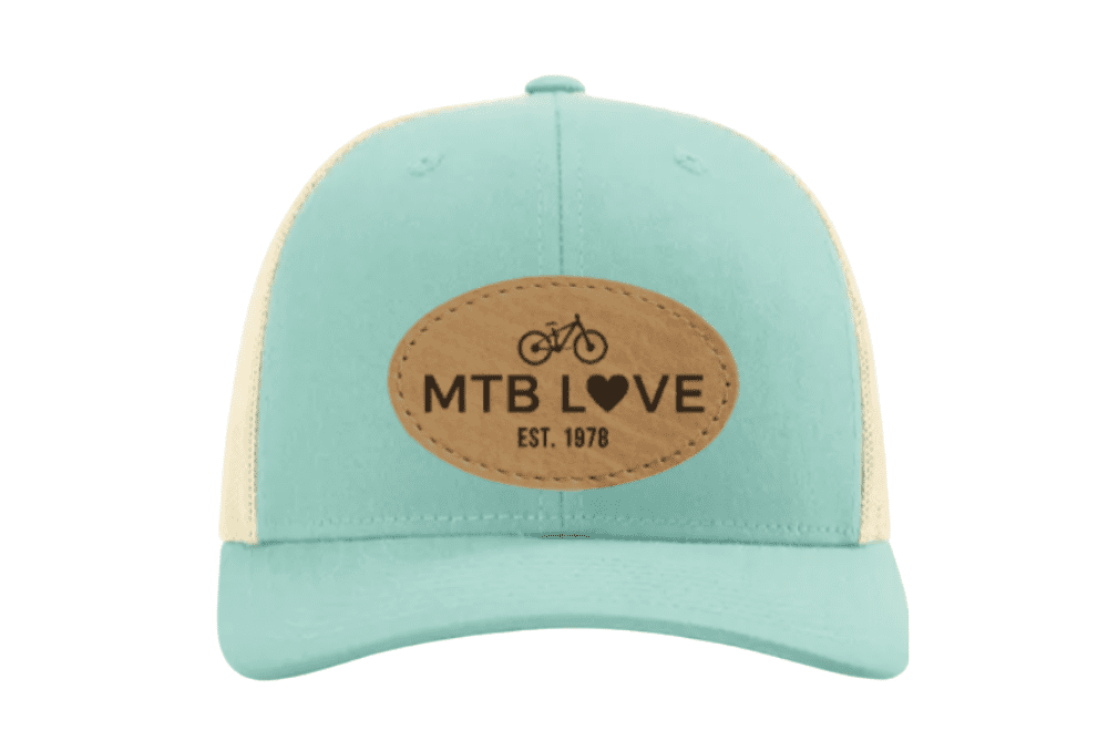 Mountain Biking Hat MTB Love Hat in Caribbean Blue